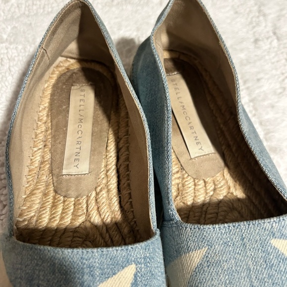 Stella McCartney Blue and Cream Espadrilles - Picture 5 of 6